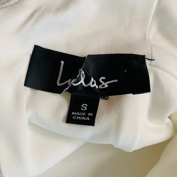 NWOT: Lulu’s - ‘All In Favor’ Midi Dress (WHITE) - Picture 4 of 14